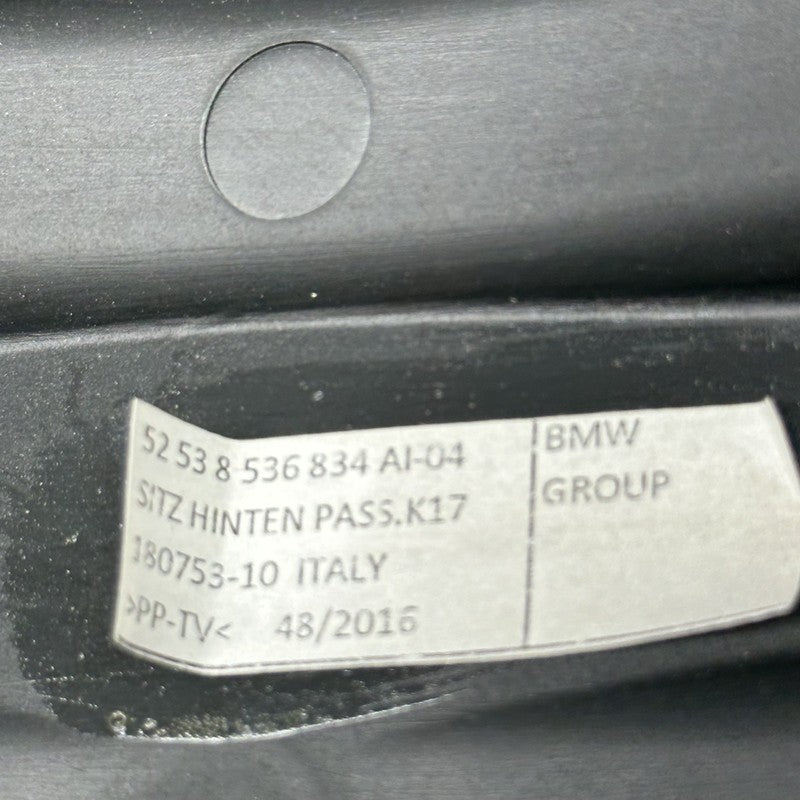 8536834 BMW C 650 EVOLUTION PASSENGER SEAT 2015 2016 2017 2018 OEM 8536834