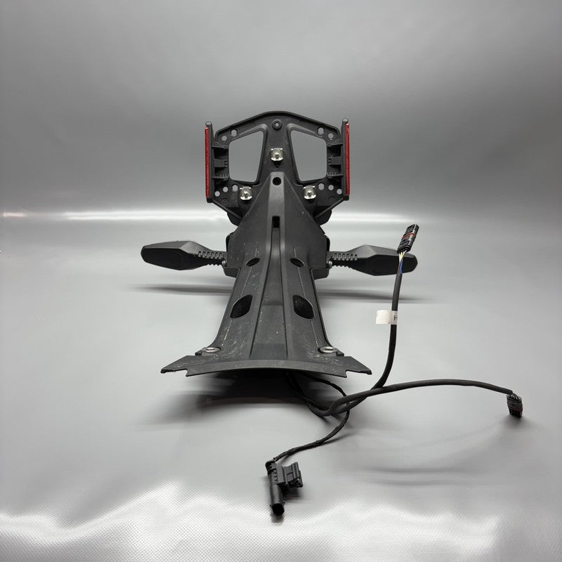 9443214 BMW R1300GS TROPHY LICENSE PLATE HOLDER WITH SIGNAL LIGHTS 2022 2023 2024 OEM