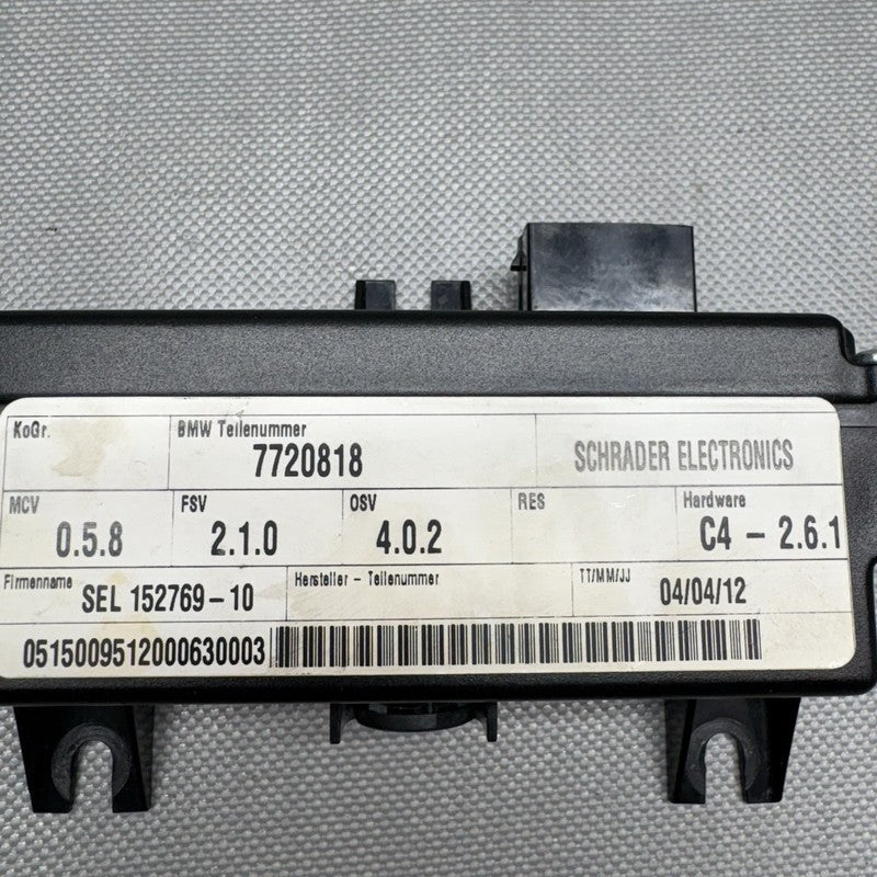 7720818 BMW C650 GT TIRE PRESSURE CONTROL UNIT 2011 2012 2013 2014 2015 OEM 7720818