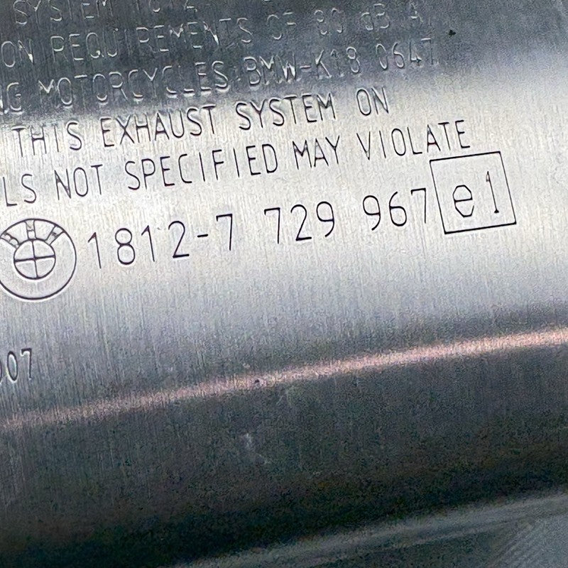 7729967 BMW C650 GT MUFFLER 2011 2012 2013 2014 2015 OEM 7729967