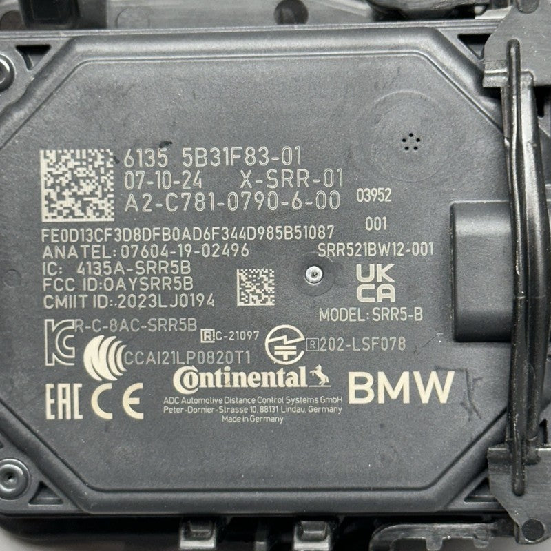 5B31F83 BMW R1300GS ADVENTURE RADAR SENSOR REAR 2023 2024 2025 OEM 5B31F83