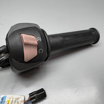 BMW G310GS RIGHT HANDLE GRIP WITH SWITCH 2016 2017 2018 2019 2020 OEM 