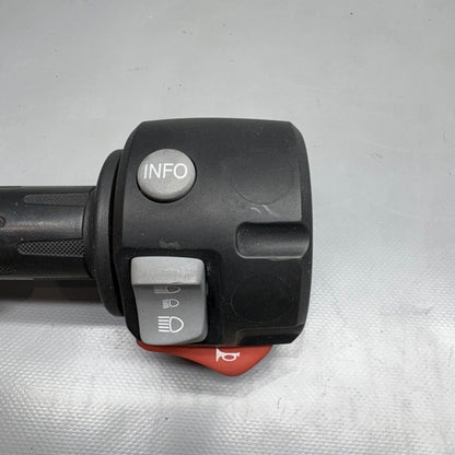 F800ST BMW F800ST HANDLE GRIP LEFT WITH SWITCH 2005 2006 2007 2008 2009 2010 2011 OEM