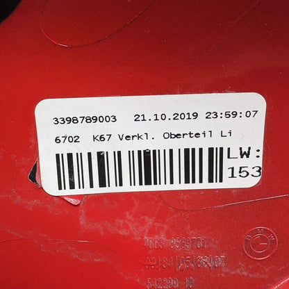 8569781 BMW S1000RR TRIM UPPER SECTION LEFT 2019 2020 2021 2022 2023 2024 OEM 8569781