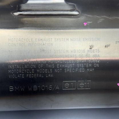 BMW G650X K15 MUFFLER 2006 2007 OEM