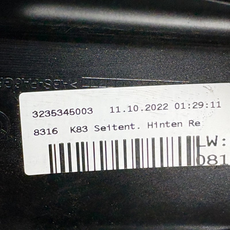 F900R BMW F900R FAIRING SIDE PANEL RIGHT REAR 2020 2021 2022 2023 2024 OEM