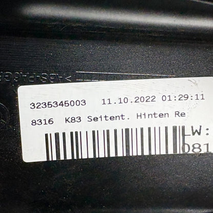 F900R BMW F900R FAIRING SIDE PANEL RIGHT REAR 2020 2021 2022 2023 2024 OEM