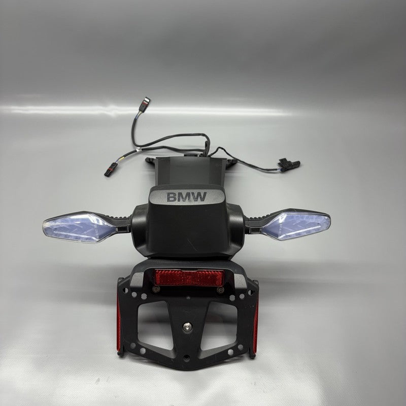9443214 BMW R1300GS TROPHY LICENSE PLATE HOLDER WITH SIGNAL LIGHTS 2022 2023 2024 OEM