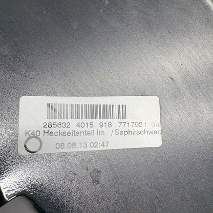 7675417 BMW K1300S FAIRING COVER LEFT REAR 2007-2011 2012 2013 2014 2015 OEM 7675417