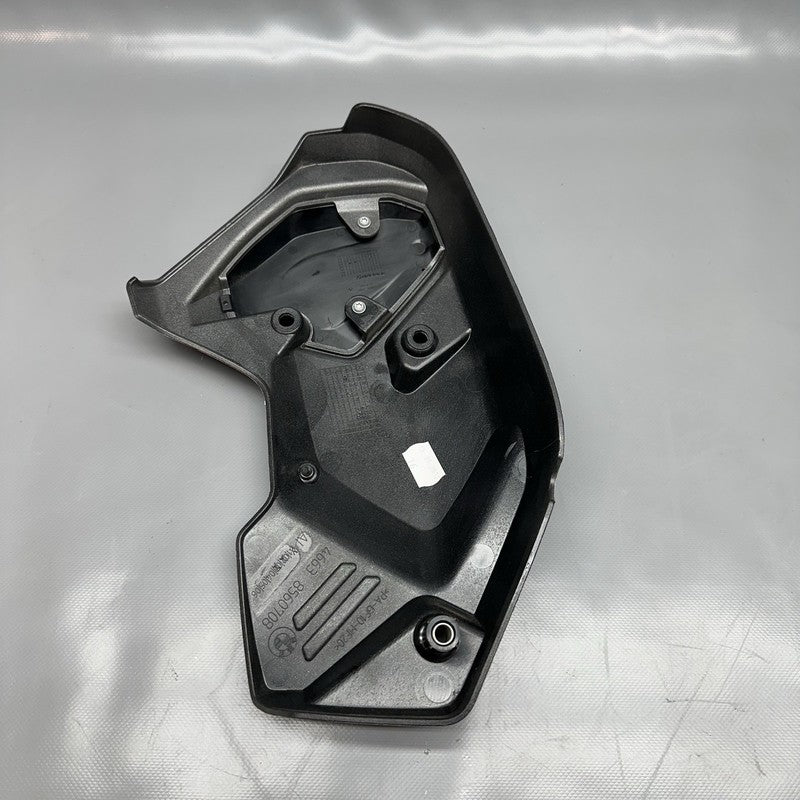 8560708 BMW K1600GTL TRANSMISSION COVER LEFT 2015 2016 2017 2018 2019 2020 2021 OEM