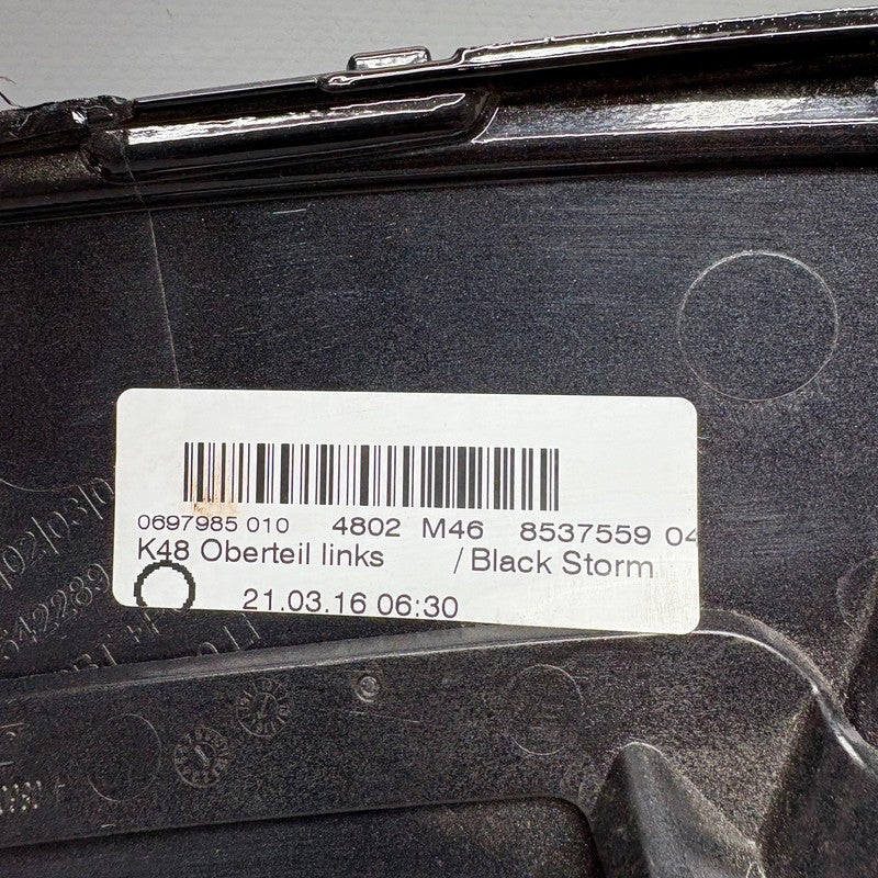 8537559 BMW K1600GT TRIM UPPER SECTION LEFT 2011 2012 2013 2014 2015 2016 OEM 8537559