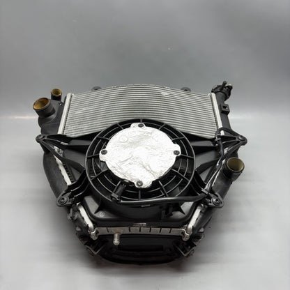 7699517 BMW K1300S RADIATOR WITH FAN  2007 08 09 10 2011 2012 2013 2014 2015 OEM 7699517