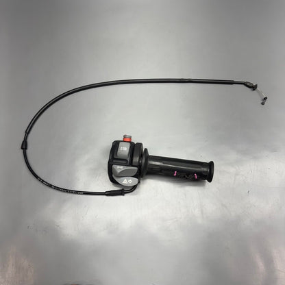 F800ST BMW F800ST HANDLE GRIP RIGHT WITH SWITCH 2005 2006 2007 2008 2009 2010 2011 OEM