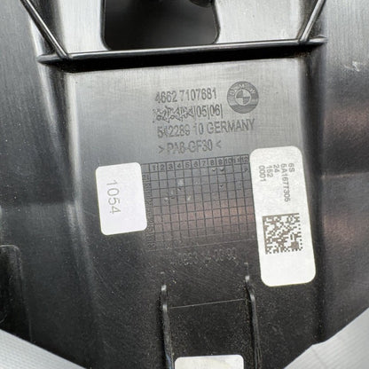 7107681 BMW M1000R TURN SIGNALS REAL PLATE BRACKET 2021 2022 2023 2024 OEM 7107681