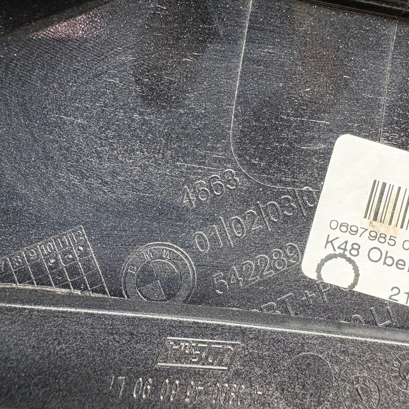 8537559 BMW K1600GT TRIM UPPER SECTION LEFT 2011 2012 2013 2014 2015 2016 OEM 8537559