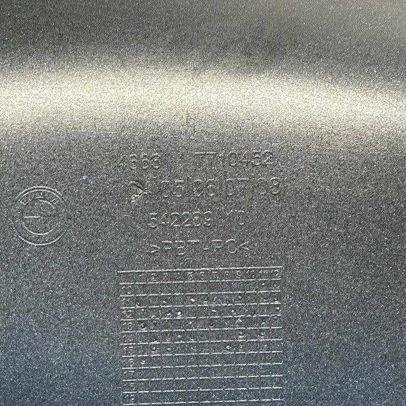 7710452 BMW K1600GT RIGHT TANK COVER 2010 2011 2012 2013 2014 2015 2016 OEM 7710452