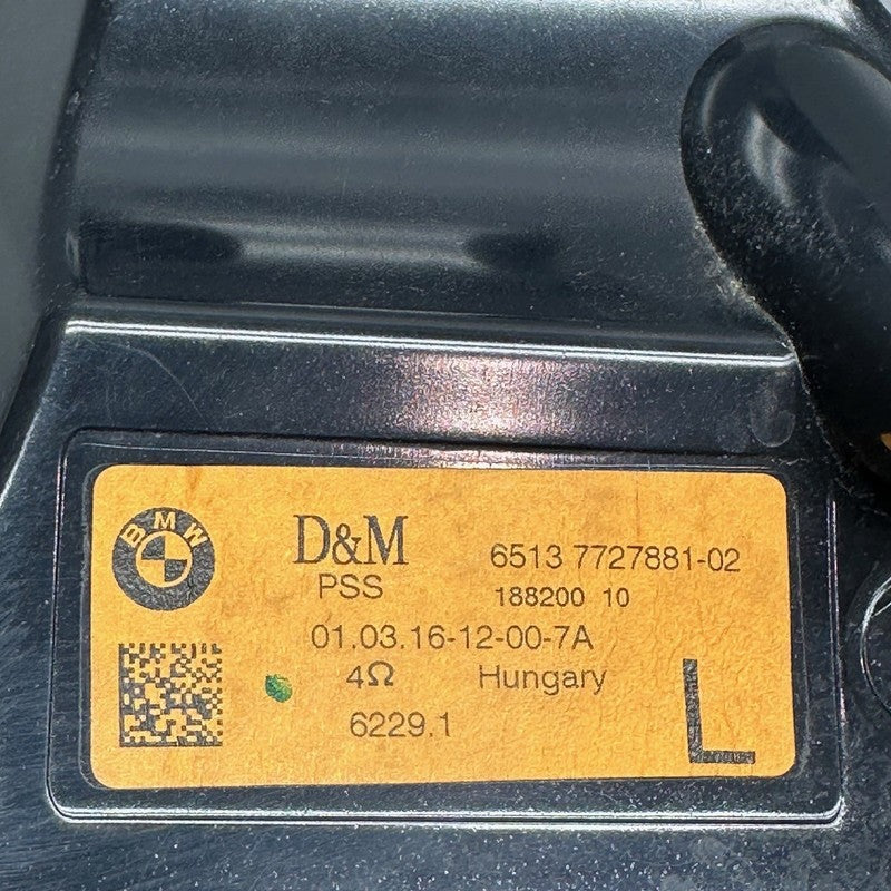 7727881 BMW K1600GT LOUDSPEAKER LEFT 2010 2011 2012 2013 2014 2015 2016 OEM 7727881