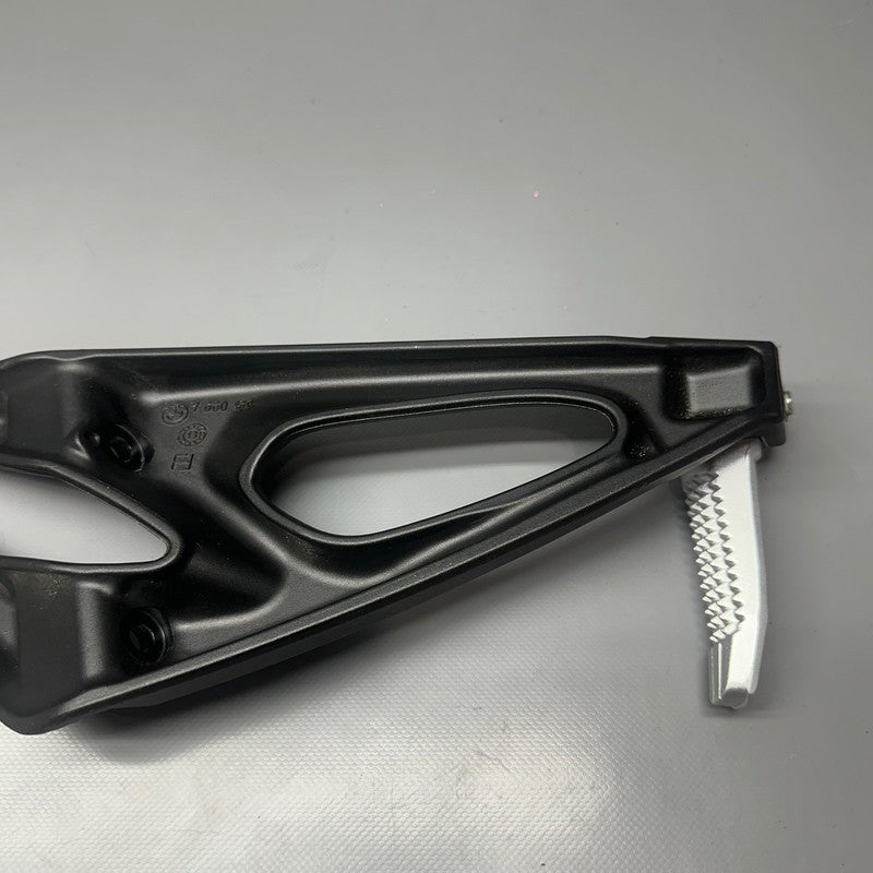 7660169 BMW K 1300S FOOTREST WITH HOLDER LEFT REAR 2007-2011 2012 2013 2014 2015 OEM