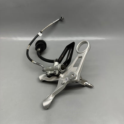 8568716 BMW S1000RR RIGHT FOOTREST WITH MASTER CYLINDER 2018 2019 2020 2021-2025 OEM