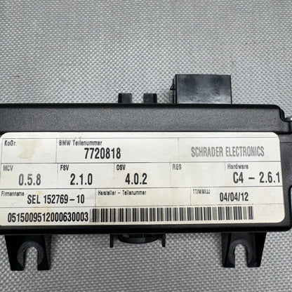 7720818 BMW C650 GT TIRE PRESSURE CONTROL UNIT 2011 2012 2013 2014 2015 OEM 7720818