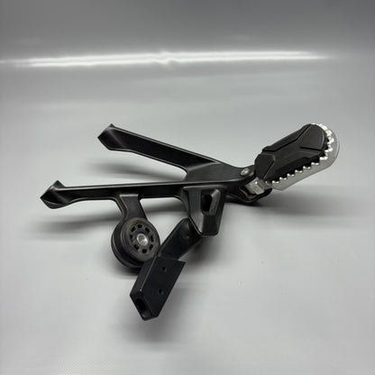 BMW R1300GS FOOTPEG WITH BRACKET RIGHT REAR 2022 2023 2024 OEM