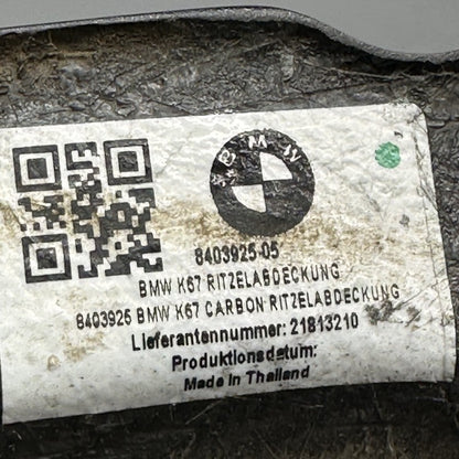 8403925 BMW M1000R COVER PINION CARBON FIBER 2021 2022 2023 2024 OEM 8403925