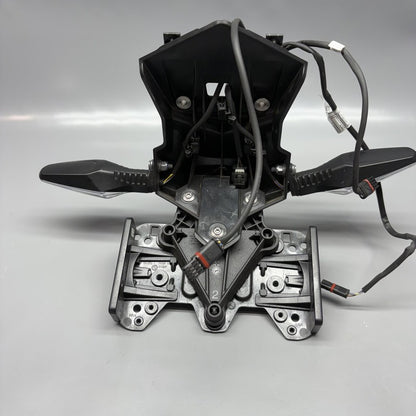 7107681 BMW M1000R TURN SIGNALS REAL PLATE BRACKET 2021 2022 2023 2024 OEM 7107681