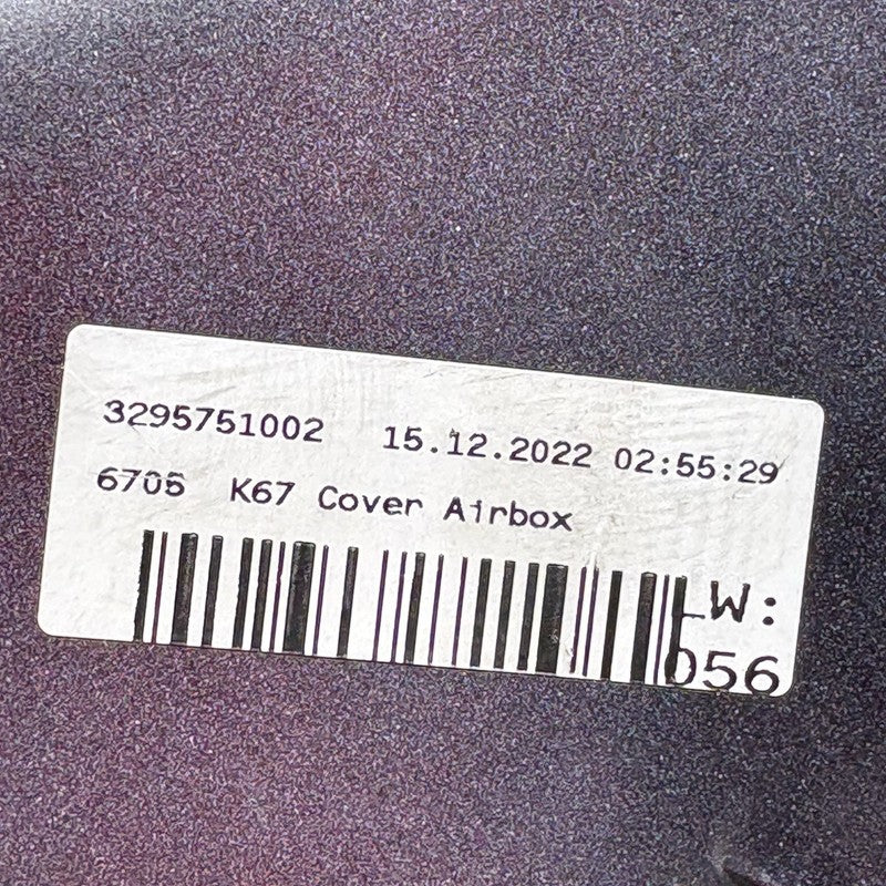 8569770 BMW S1000RR TRIM PANEL FOR AIRBOX 2021 2022 2023 2024 OEM 8569770