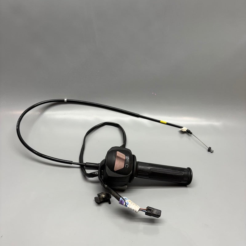 BMW G310GS RIGHT HANDLE GRIP WITH SWITCH 2016 2017 2018 2019 2020 OEM 