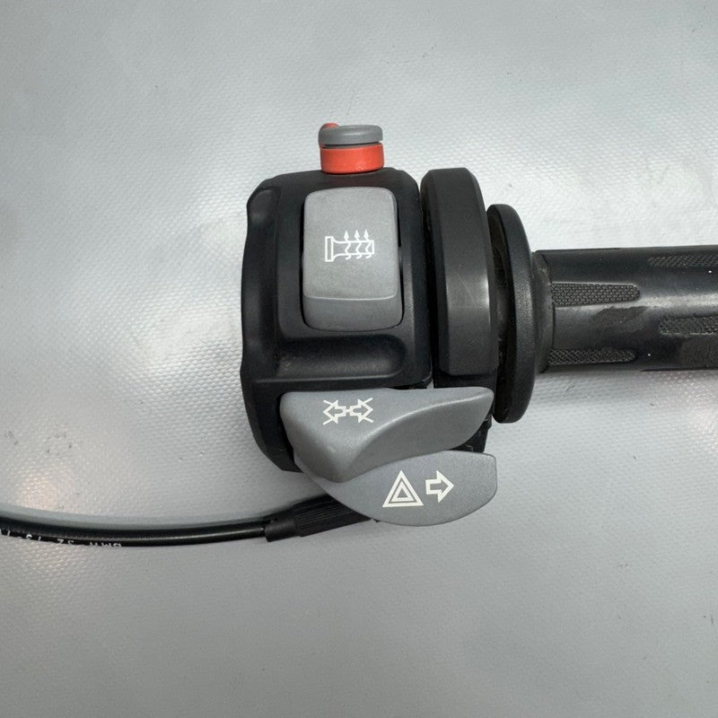 F800ST BMW F800ST HANDLE GRIP RIGHT WITH SWITCH 2005 2006 2007 2008 2009 2010 2011 OEM