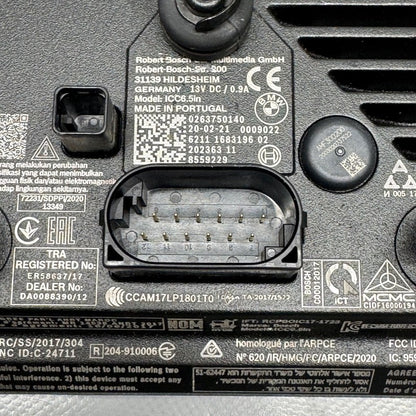 BMW F850GS TFT INSTRUMENT CLUSTER 2016 2017 2018 2019 2020 2021 2022 2
