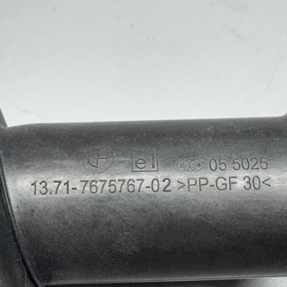 7675767 BMW K 1200LT INTAKE TUBE WITH CUP 2005 2006 2007 2008 2009 OEM 7675767