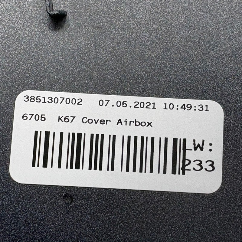 BMW S1000R FUEL TANK CENTER COVER 2020 2021 2022 2023 2024 OEM 8569770