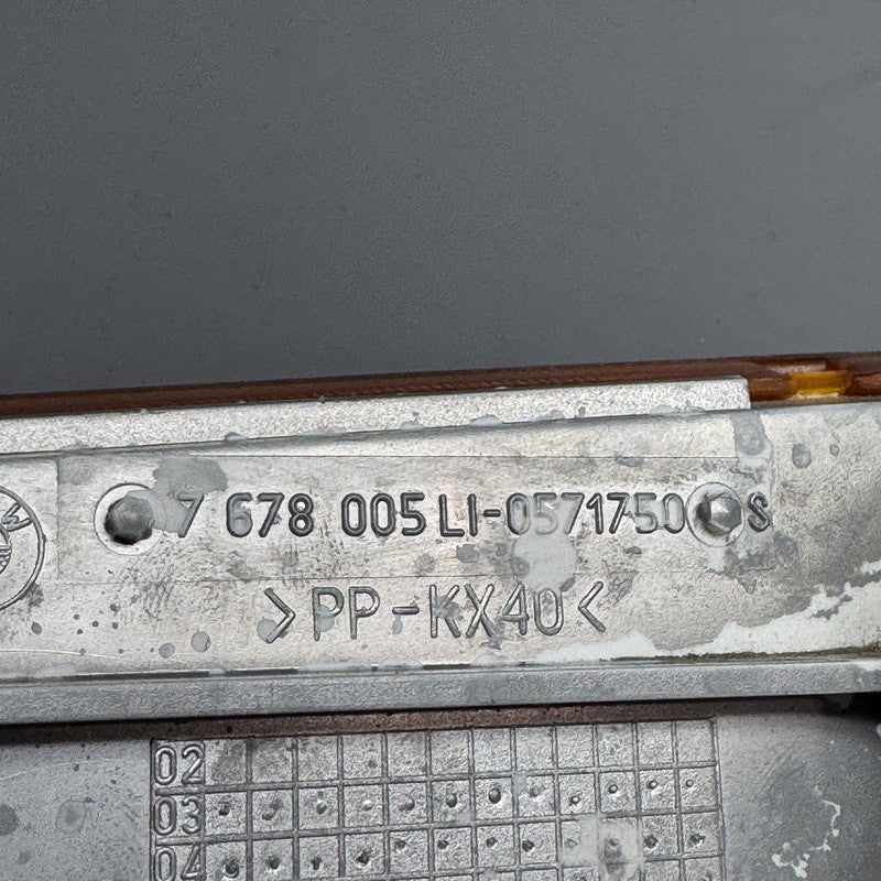 7678005 BMW K 1200LT TURN SIGNAL LEFT FRONT 2005 2006 2007 2008 OEM 7678005