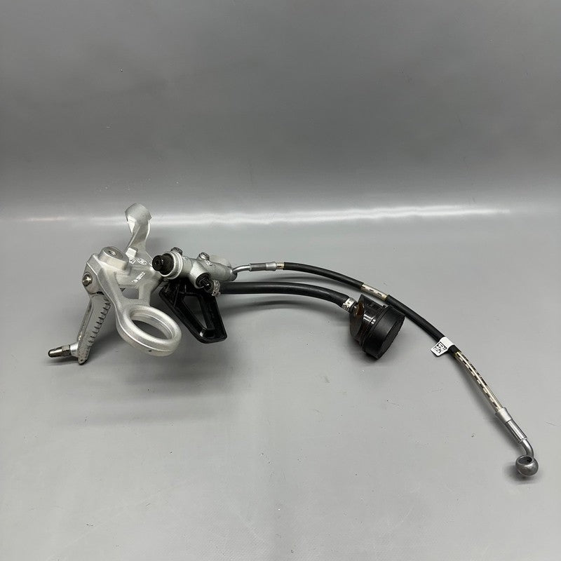 8568716 BMW S1000RR RIGHT FOOTREST WITH MASTER CYLINDER 2018 2019 2020 2021-2025 OEM