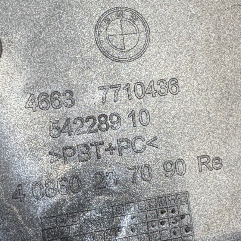 7710436 BMW K1600GT RIGHT FRONT TRIM FAIRING 2011 2012 2013 2014 2015 2016 OEM 7710436