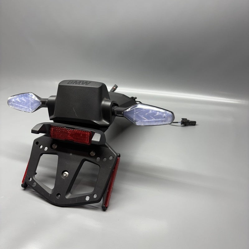 9443214 BMW R1300GS TROPHY LICENSE PLATE HOLDER WITH SIGNAL LIGHTS 2022 2023 2024 OEM