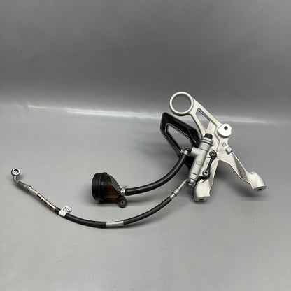 8568716 BMW S1000RR RIGHT FOOTREST WITH MASTER CYLINDER 2018 2019 2020 2021-2025 OEM