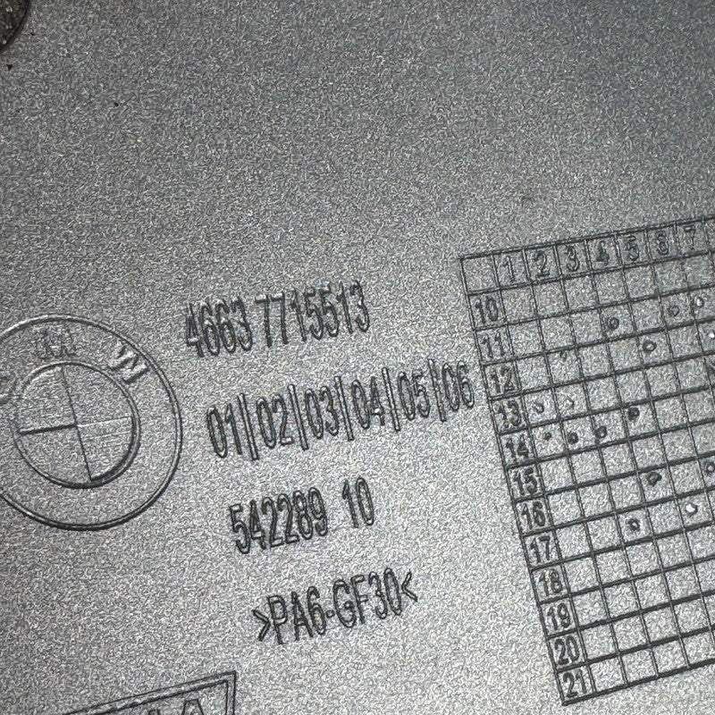 7715513 BMW K1600GTL FRONT LEFT SPEAKER TRIM FAIRING 2015 2016 2017 2018 2019 2020 2021 