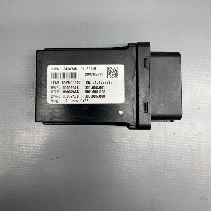 8406735 BMW C400X HEADLIGHT CONTROL MODULE 2018 2019 2020 OEM 8406735