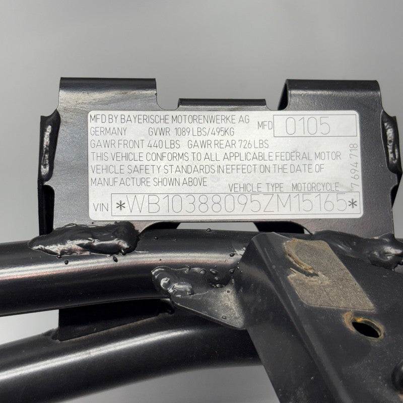 BMW R1200 RT REAR SUBFRAME 2005 2006 2007 2008 2009 OEM