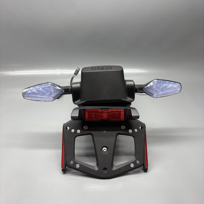 9443214 BMW R1300GS TROPHY LICENSE PLATE HOLDER WITH SIGNAL LIGHTS 2022 2023 2024 OEM