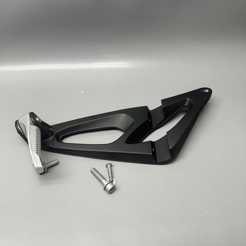 7660169 BMW K 1300S FOOTREST WITH HOLDER LEFT REAR 2007-2011 2012 2013 2014 2015 OEM
