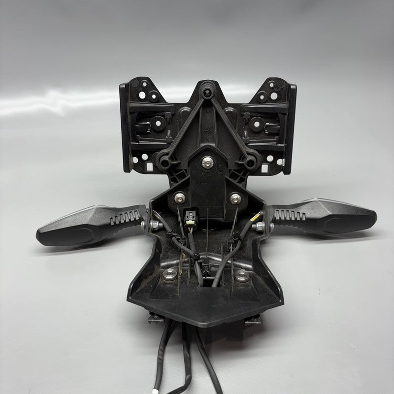 7107681 BMW M1000R TURN SIGNALS REAL PLATE BRACKET 2021 2022 2023 2024 OEM 7107681