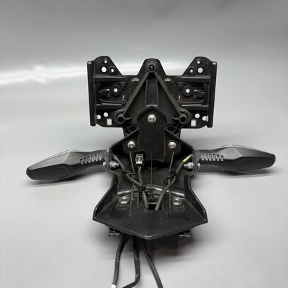 7107681 BMW M1000R TURN SIGNALS REAL PLATE BRACKET 2021 2022 2023 2024 OEM 7107681