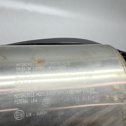 8556918 BMW C 650 SPORT MUFFLER EXHAUST 2014 2015 2016 2017 2018 2019 2020 OEM 8556918